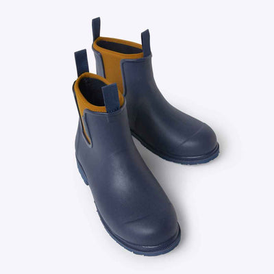 Bobbi Boots - Oxford Blue/Tan