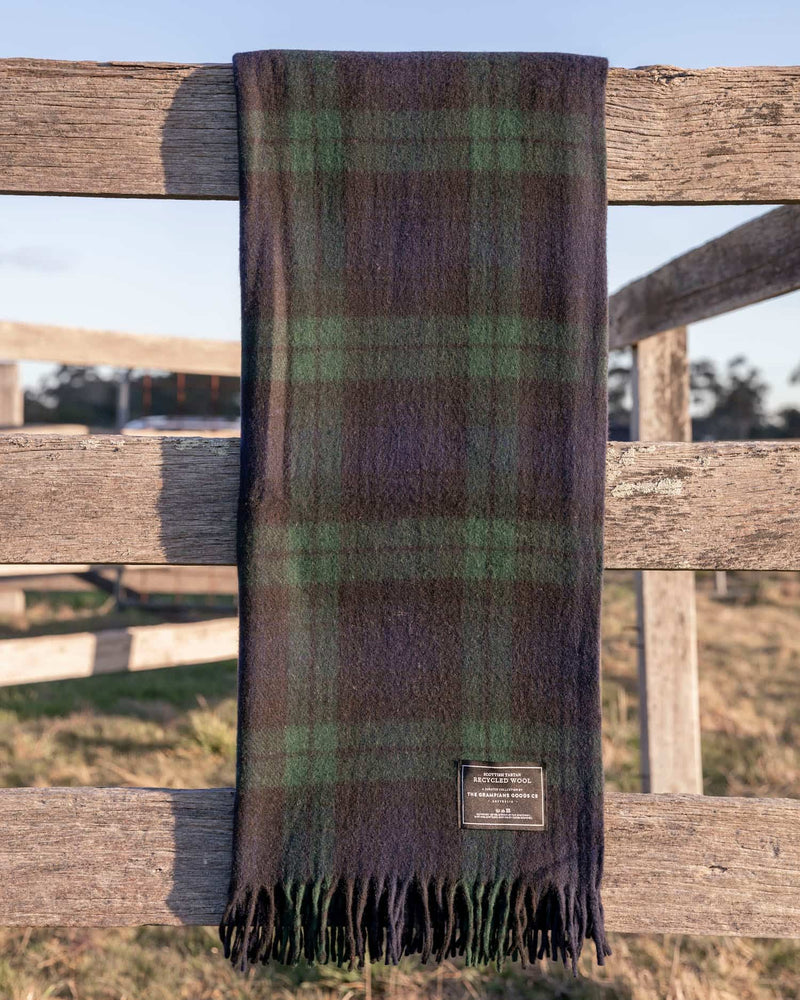 Grampians Tartan Wool Blanket