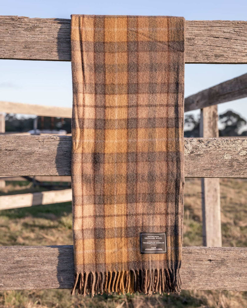 Grampians Tartan Wool Blanket