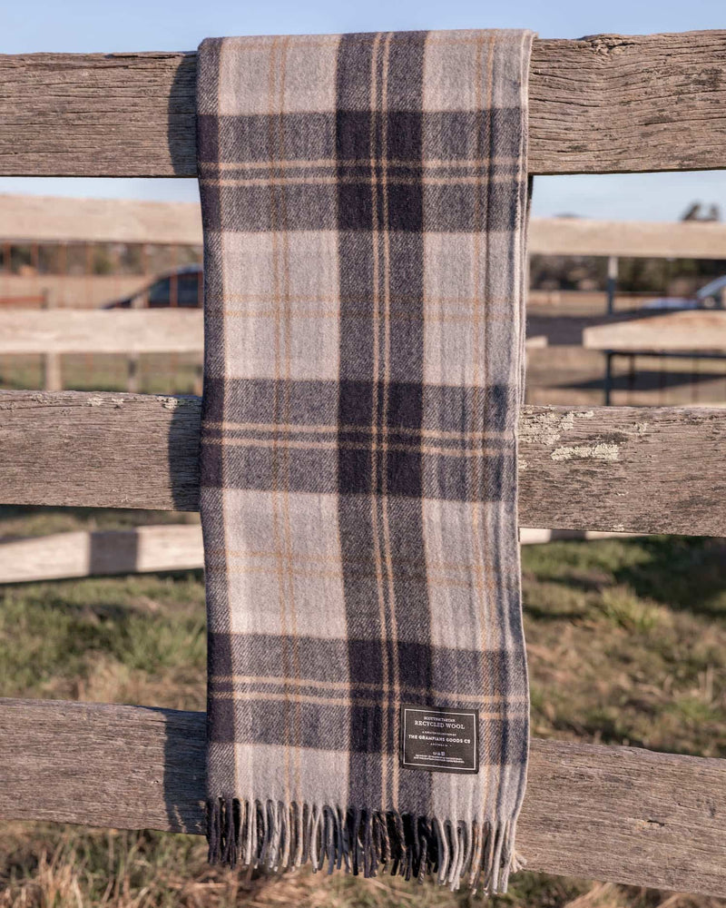 Grampians Tartan Wool Blanket